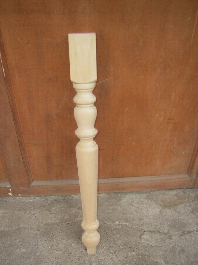 Gamba in legno tornita base mm.72 COMMERCIO LEGNAME PREGIATO VERONA